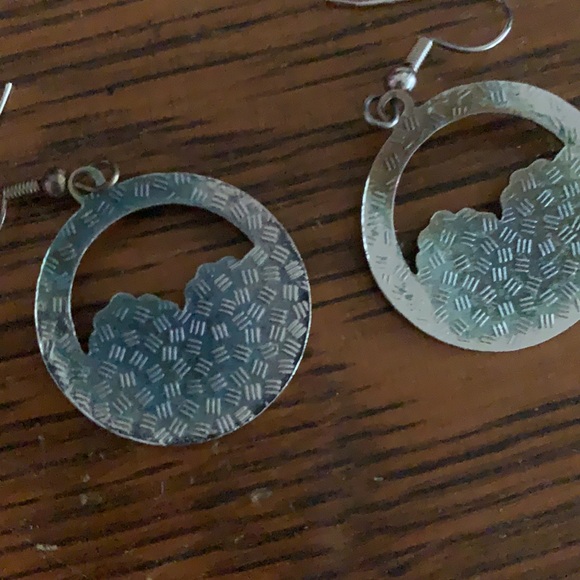 Earrings vintage flowers - Picture 3 of 4